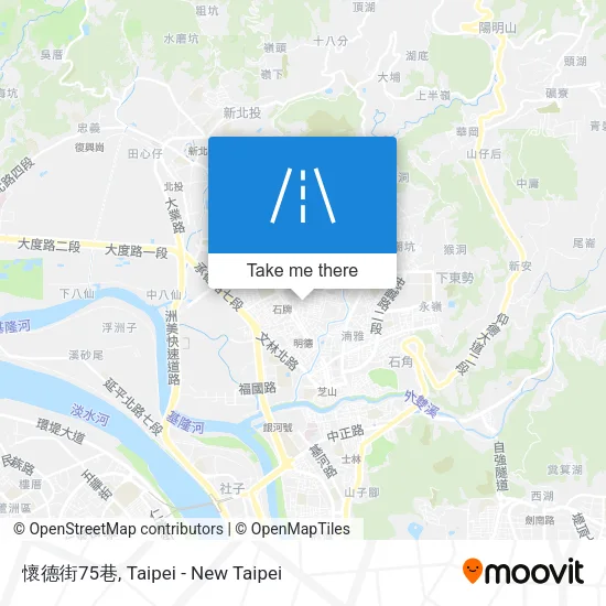 懷德街75巷地圖