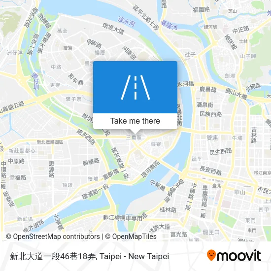 新北大道一段46巷18弄地圖