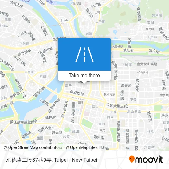 承德路二段37巷9弄地圖