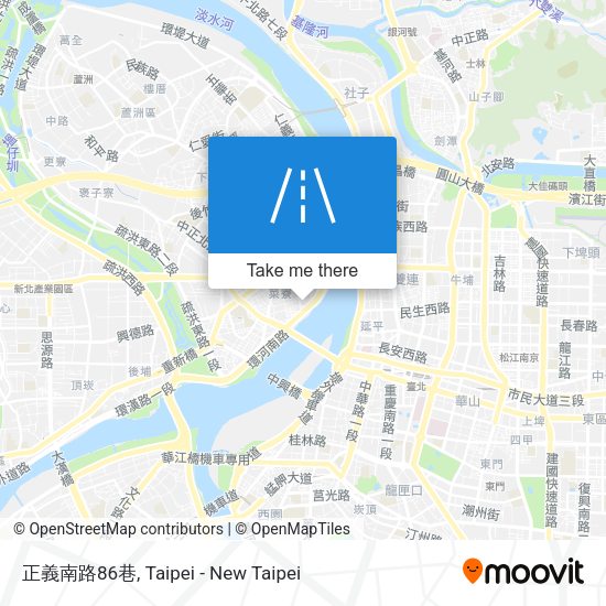 正義南路86巷地圖