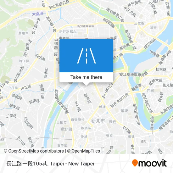 長江路一段105巷 map