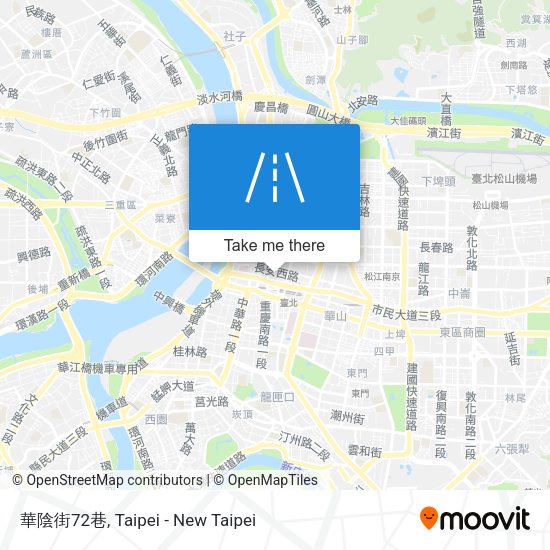 華陰街72巷地圖