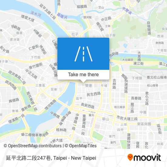 延平北路二段247巷地圖