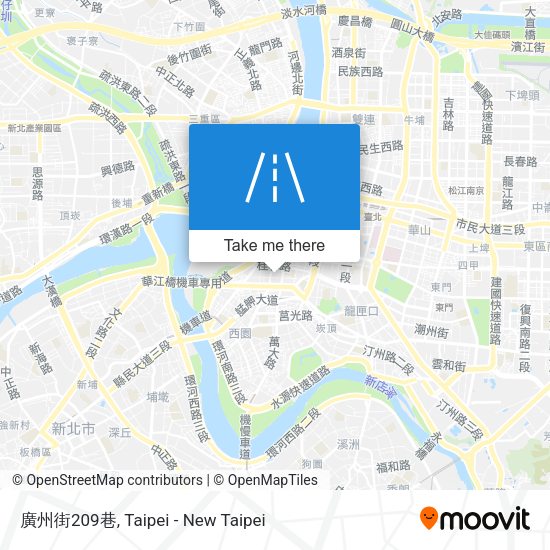 廣州街209巷 map