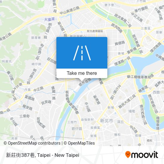 新莊街387巷 map