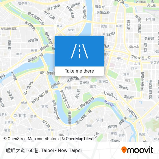 艋舺大道168巷 map