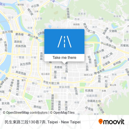民生東路三段130巷7弄地圖