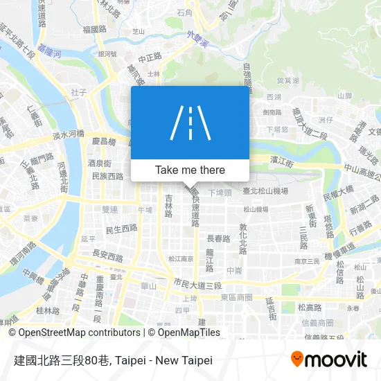 建國北路三段80巷地圖