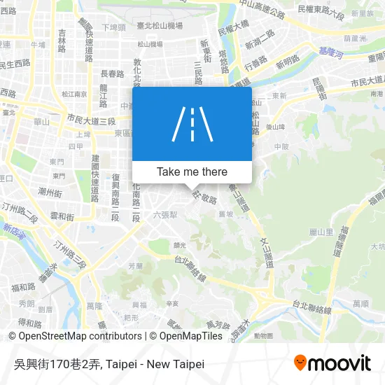 吳興街170巷2弄地圖