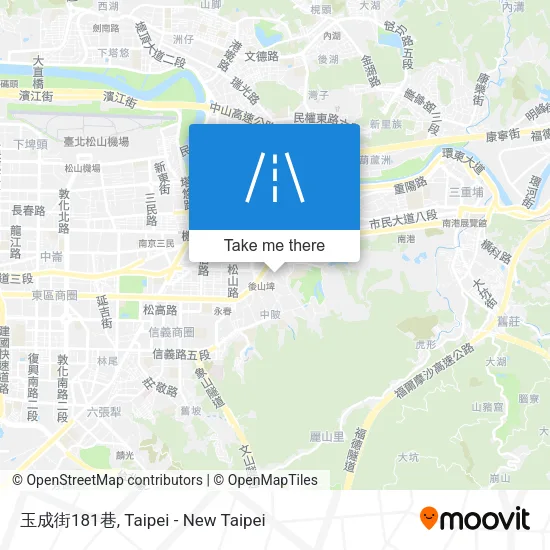 玉成街181巷地圖