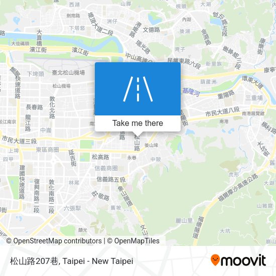 松山路207巷 map