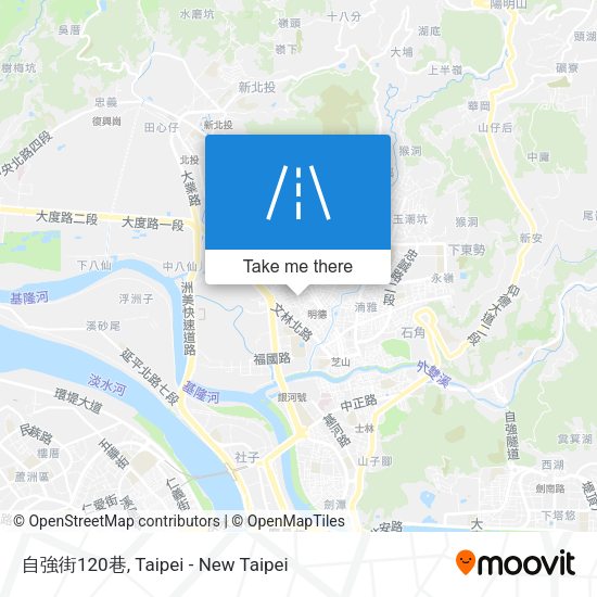 自強街120巷地圖