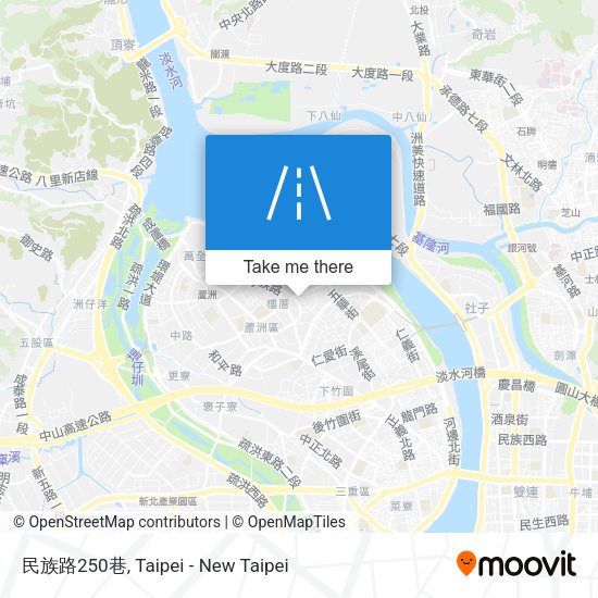 民族路250巷地圖