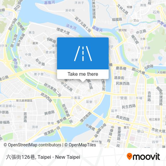 六張街126巷地圖