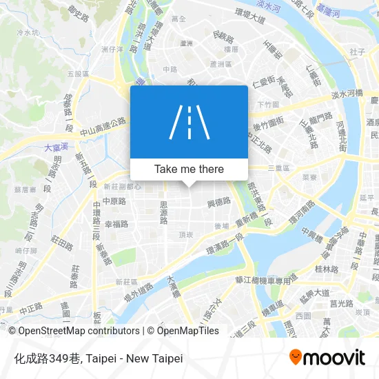 化成路349巷地圖