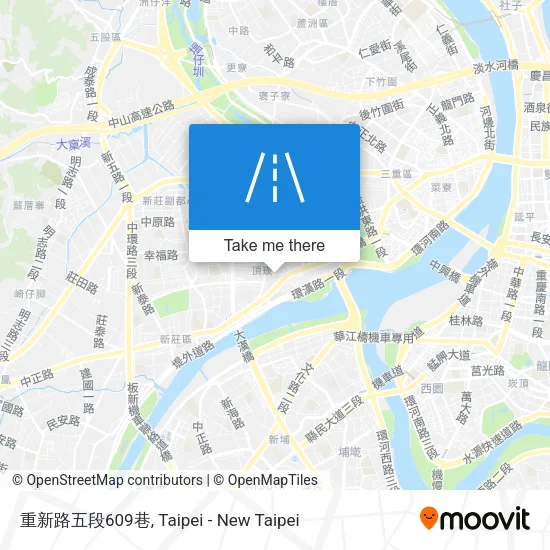 重新路五段609巷地圖