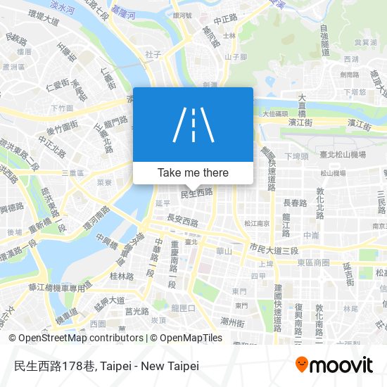 民生西路178巷地圖