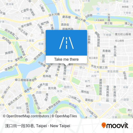 漢口街一段30巷 map
