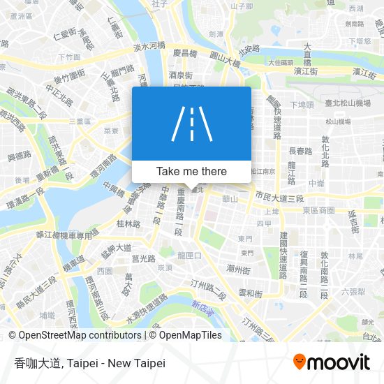香咖大道地圖
