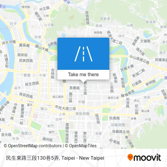 民生東路三段130巷5弄地圖