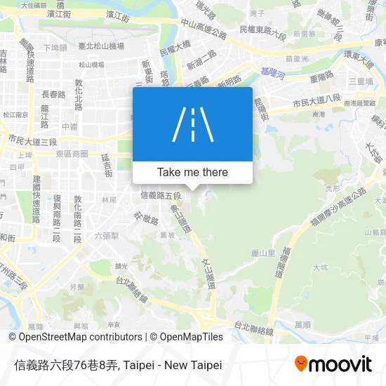 信義路六段76巷8弄地圖