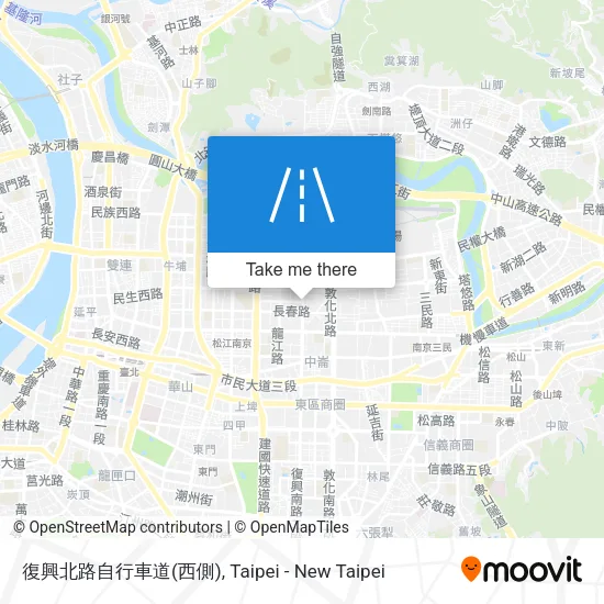 復興北路自行車道(西側) map
