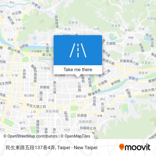 民生東路五段137巷4弄地圖
