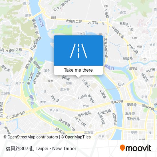 復興路307巷地圖