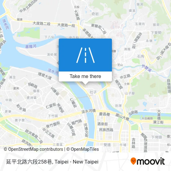 延平北路六段258巷 map