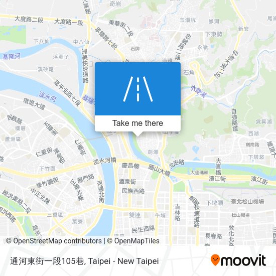 通河東街一段105巷 map
