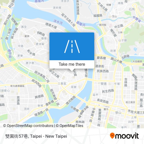雙園街57巷 map