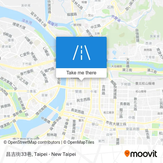 昌吉街33巷地圖