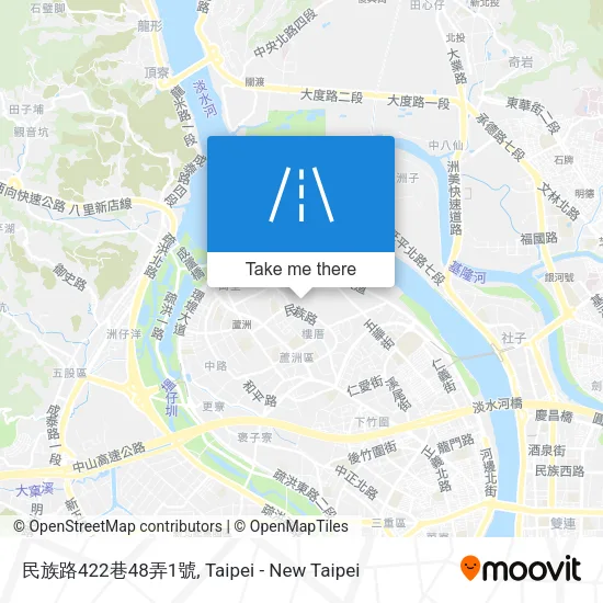 民族路422巷48弄1號地圖