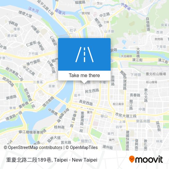 重慶北路二段189巷 map
