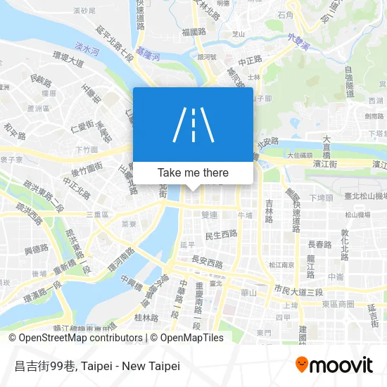 昌吉街99巷地圖