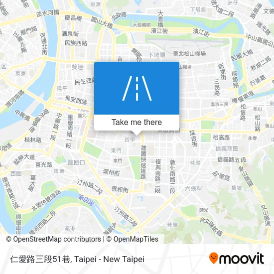 仁愛路三段51巷地圖