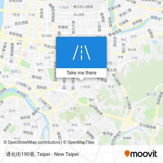 通化街190巷地圖