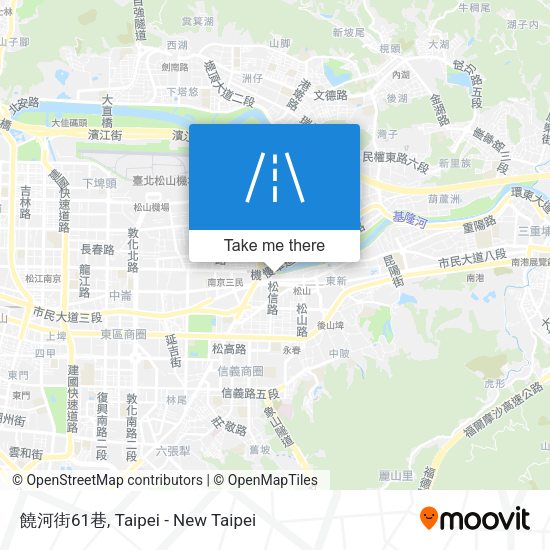 饒河街61巷地圖