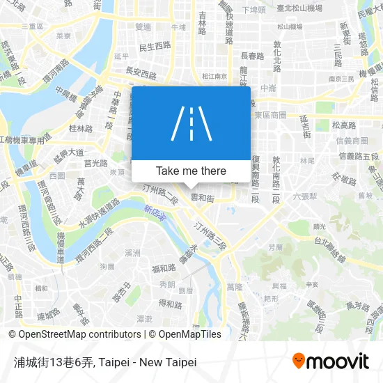 浦城街13巷6弄地圖