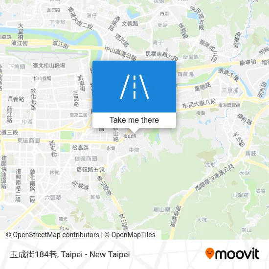 玉成街184巷地圖