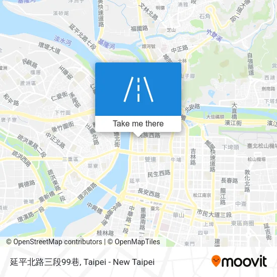 延平北路三段99巷地圖
