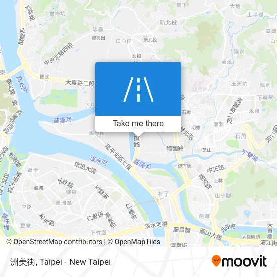 洲美街 map