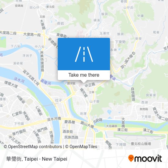 華聲街 map