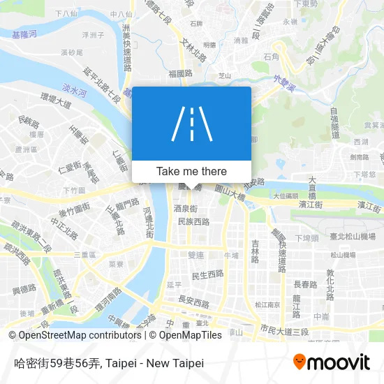 哈密街59巷56弄 map