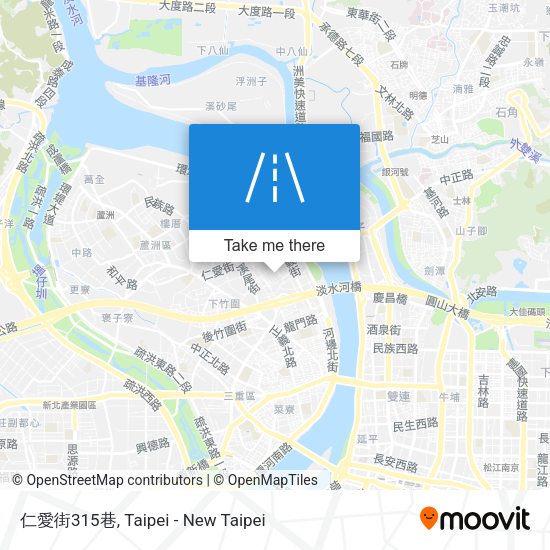 仁愛街315巷 map