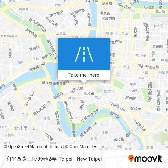 和平西路三段89巷2弄地圖