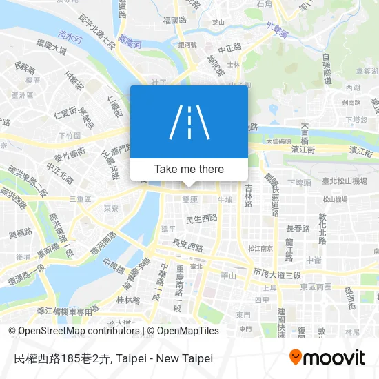 民權西路185巷2弄 map