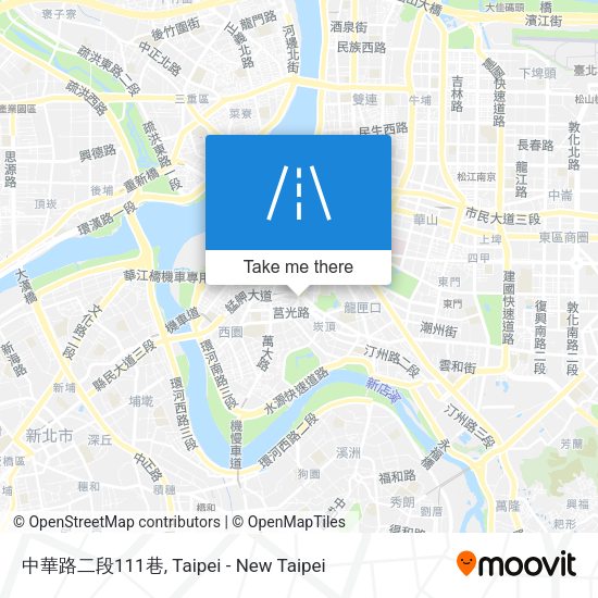 中華路二段111巷地圖