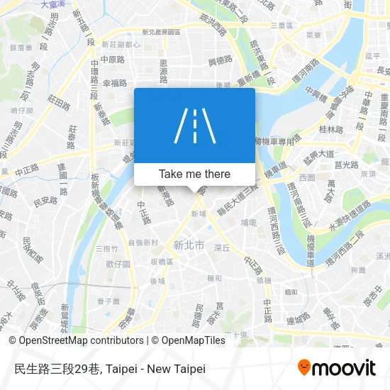 民生路三段29巷地圖