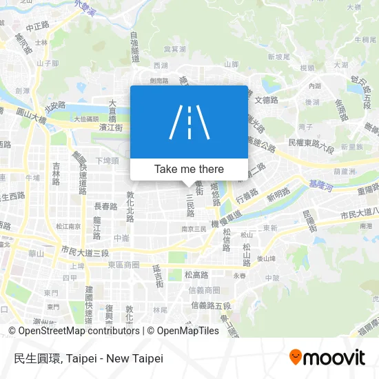民生圓環 map